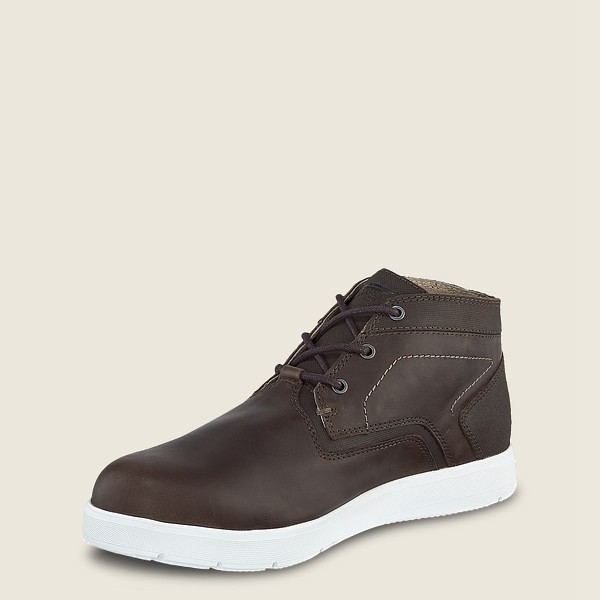 Red Wing Safety Bot Erkek - Zero-G Lite - Toe Chukka - Koyu Kahverengi - 81HBICSAT